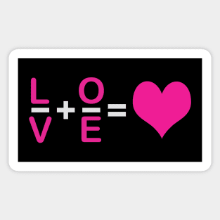 Love Equation Sticker